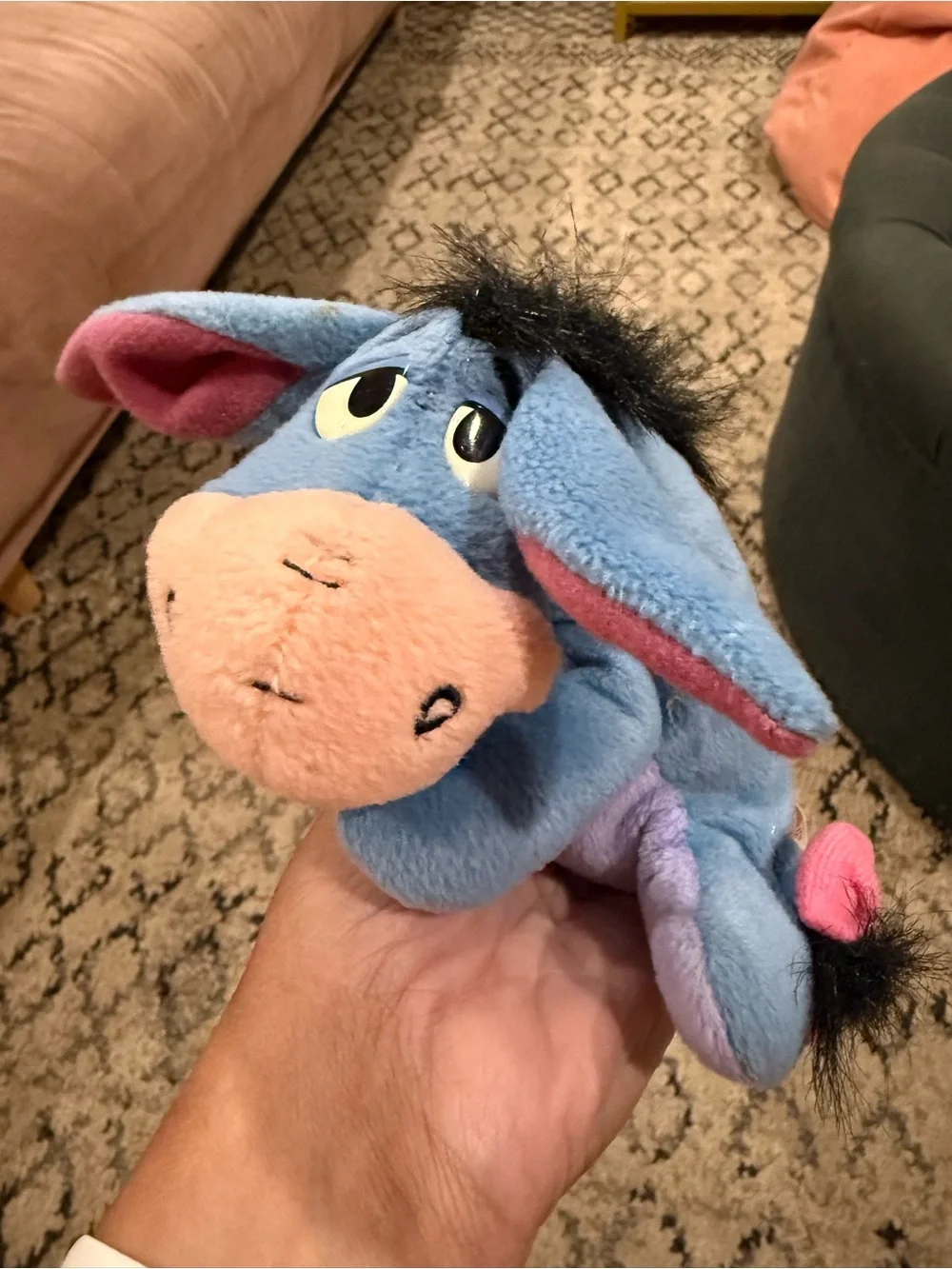 Winnie the Pooh & Eeyore Plush Pair - Yellow and Blue
